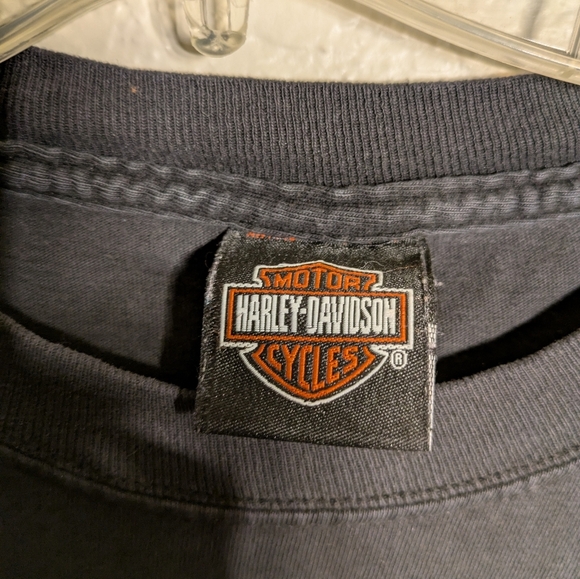 Harley-Davidson Black Long Sleeve Men's Shirt Size Xx Large Pre-owned Hanes Beef - Picture 8 of 10